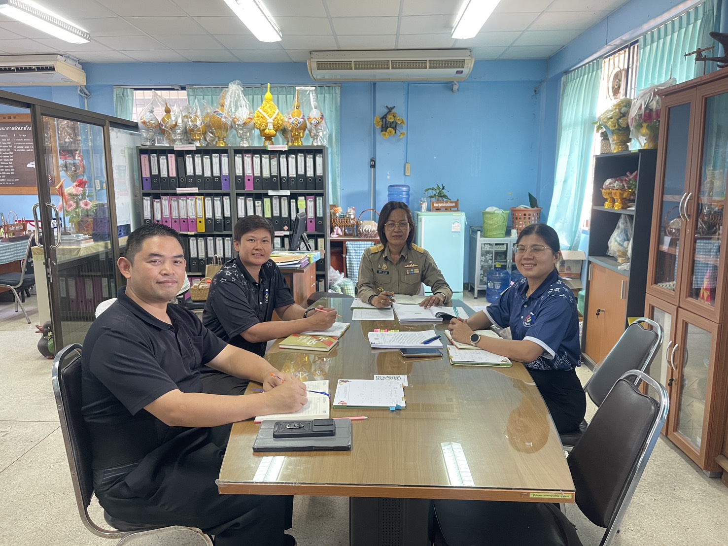 สพอ.โนนแดง ประชุมเจ้าหน้าที่พัฒนาชุมชน ประจำเดือนมกราคม 2569 ครั้งที่ 2