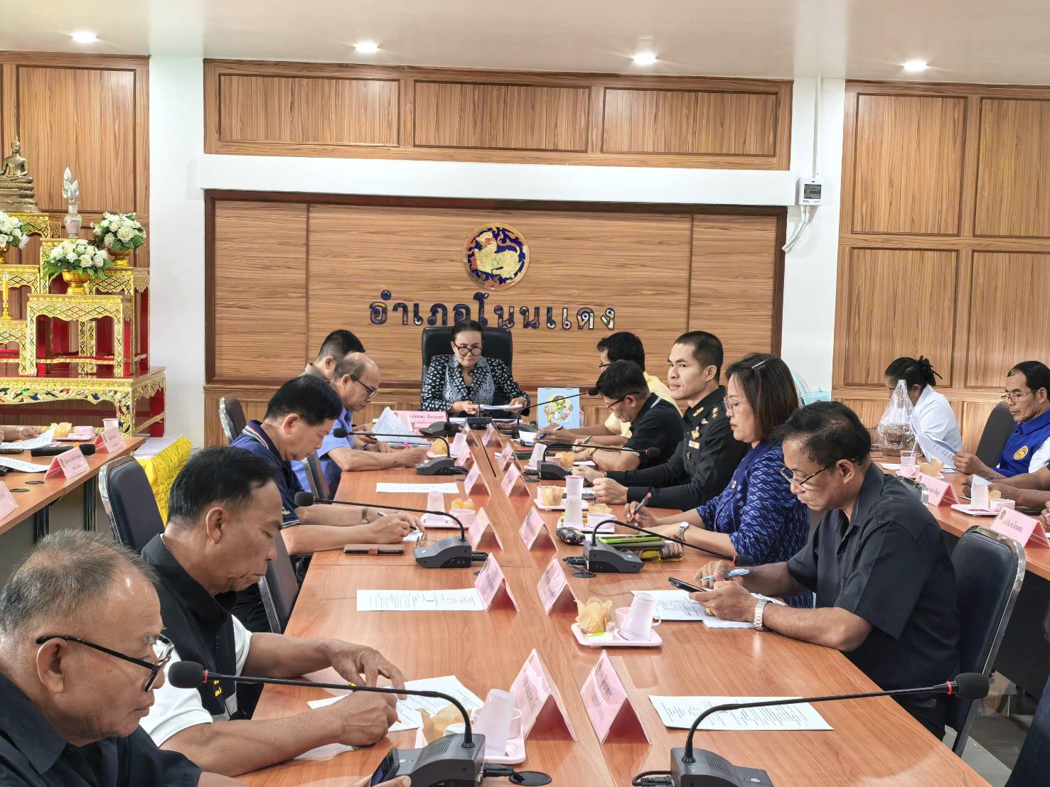 พช.โนนแดง เข้าร่วมการประชุมหัวหน้าส่วนราชการ ประจำเดือน พฤษภาคม 2569​